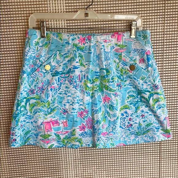 Lilly Pulitzer Pants - NWT Lily Pultzer Colorful Tropical Print Skort